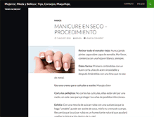 Tablet Screenshot of mujeresdemoda.com